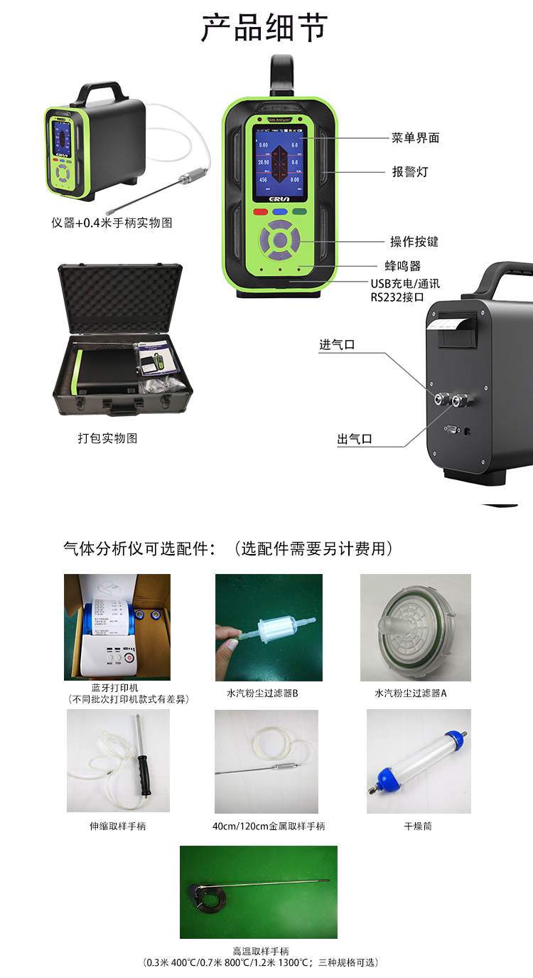 煉油廠便攜式惡臭氣體檢測儀器